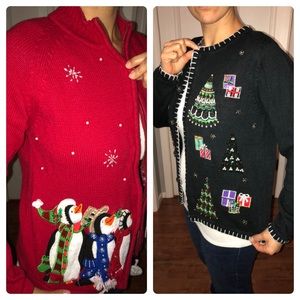 2 Holiday jacket/sweaters